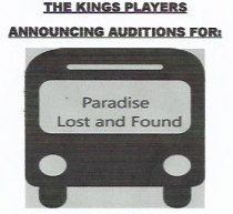 Kings Players announce auditions for latest play: Paradise Lost and Found